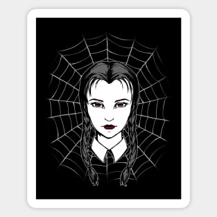 Wednesday Addams Web Magnet